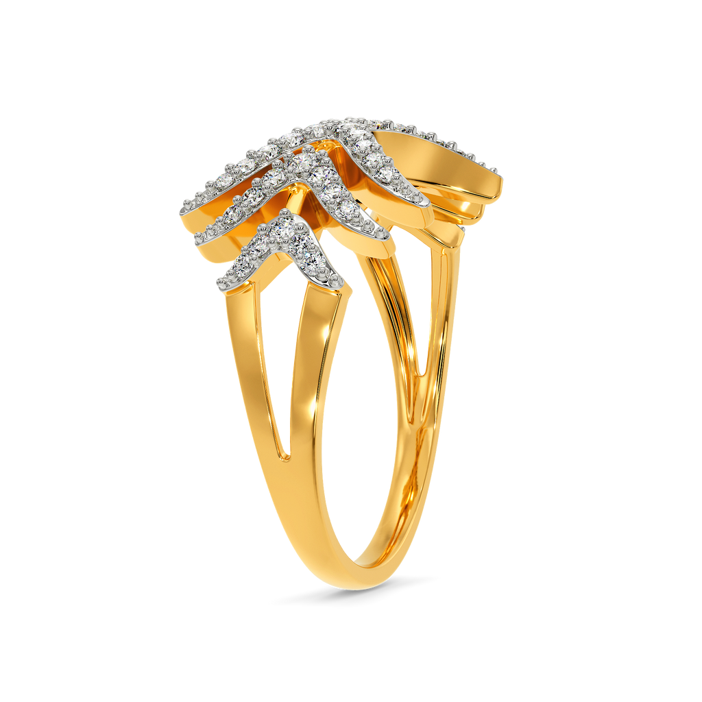 Show your Feathers Diamond Rings