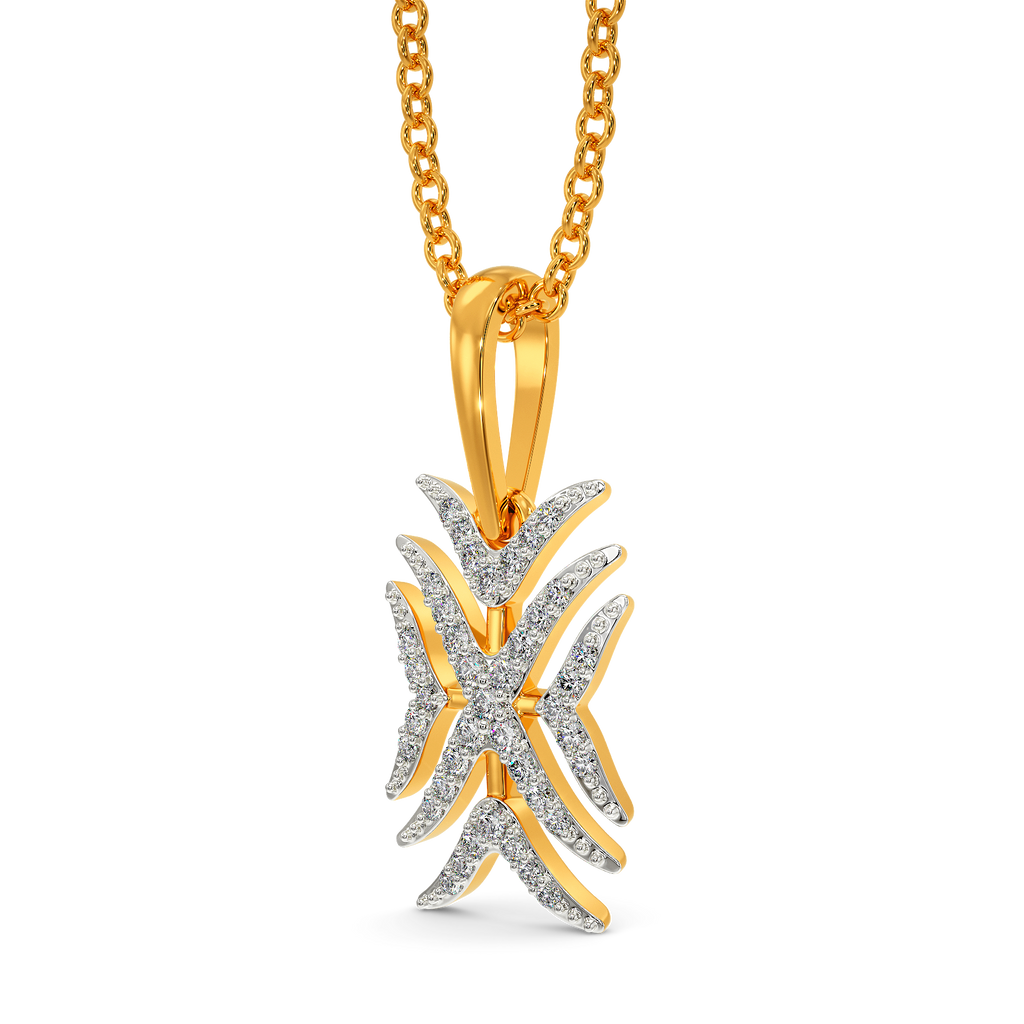 Show your Feathers Diamond Pendants