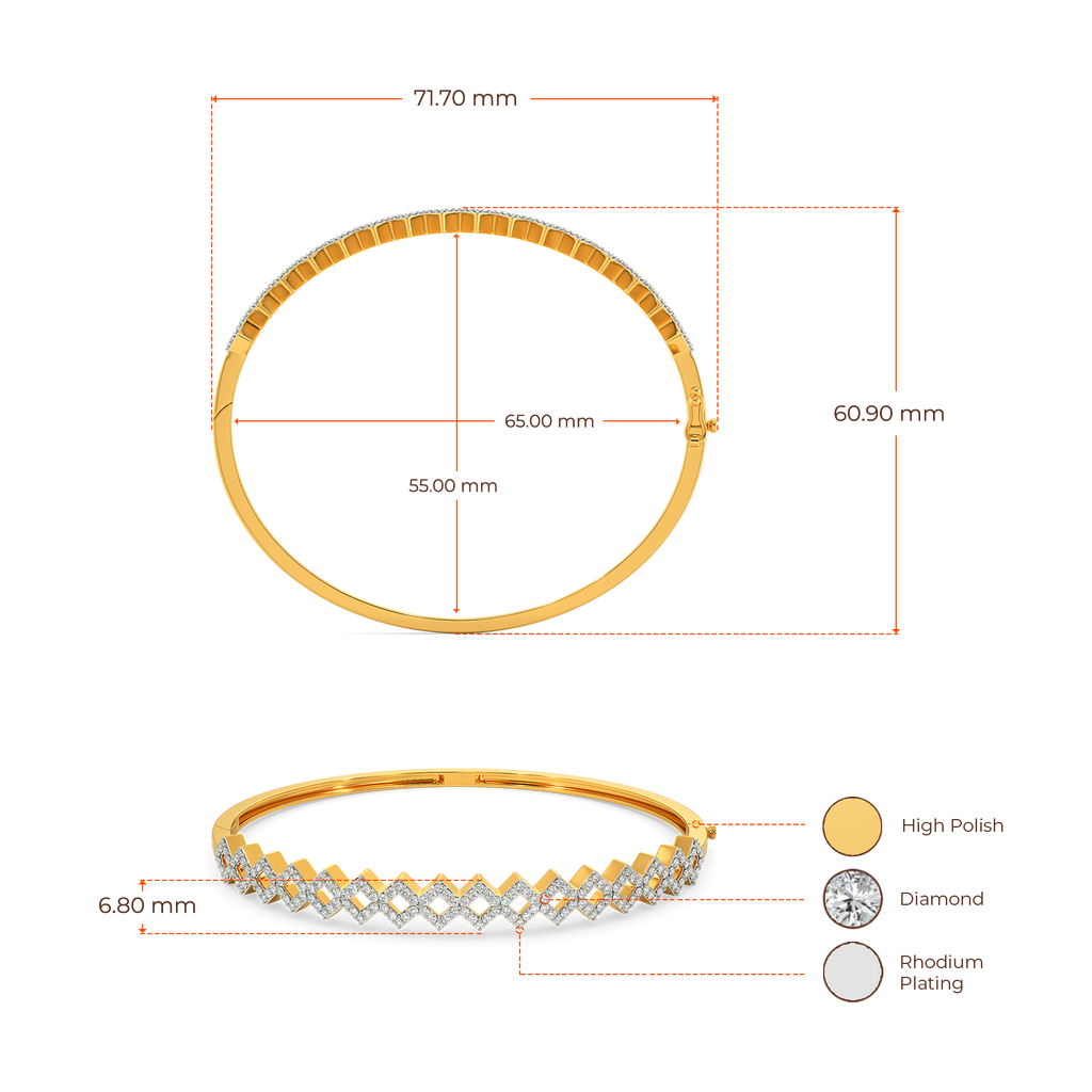 Feeling Empowered Diamond Bangles