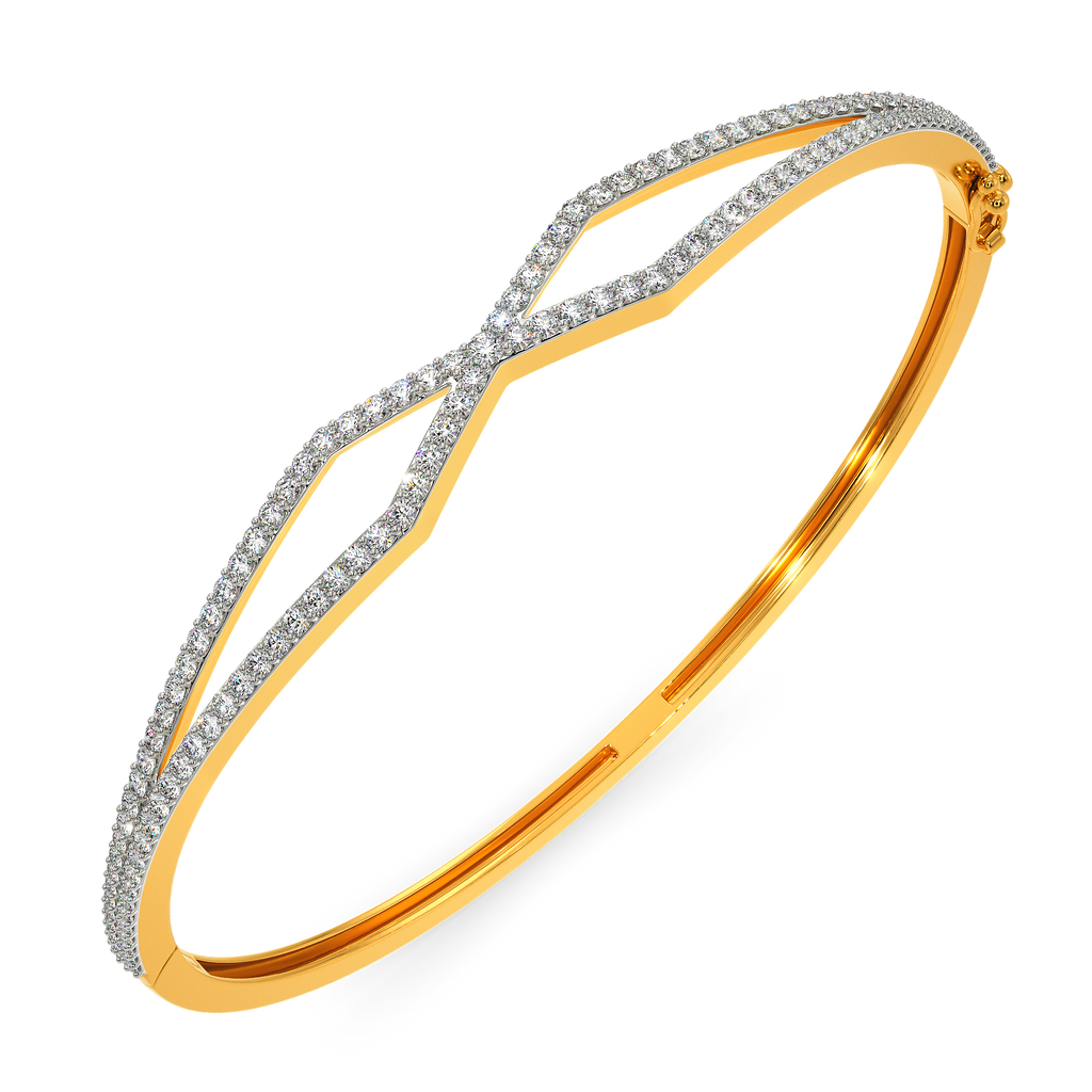 Shape Play Diamond Bangles