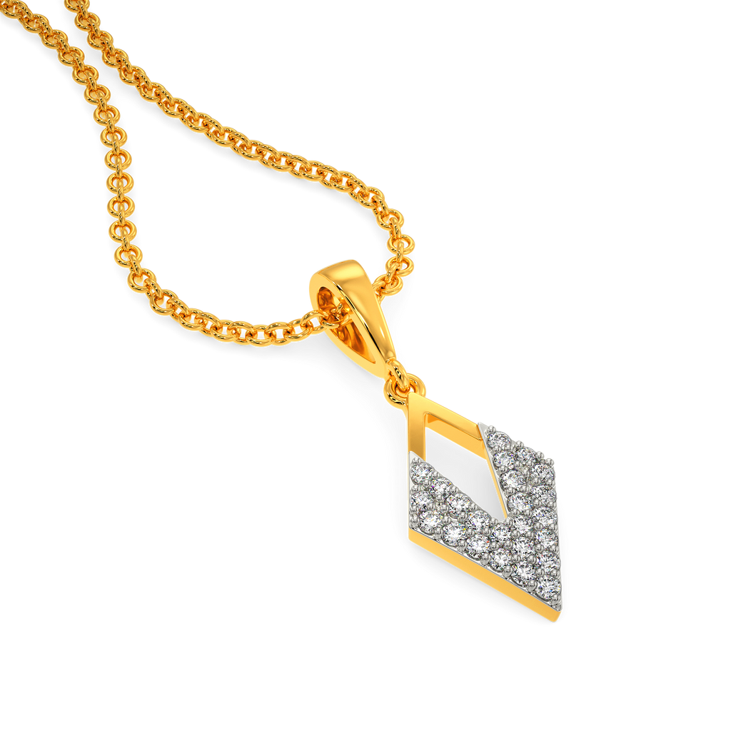 Shape Play Diamond Pendants