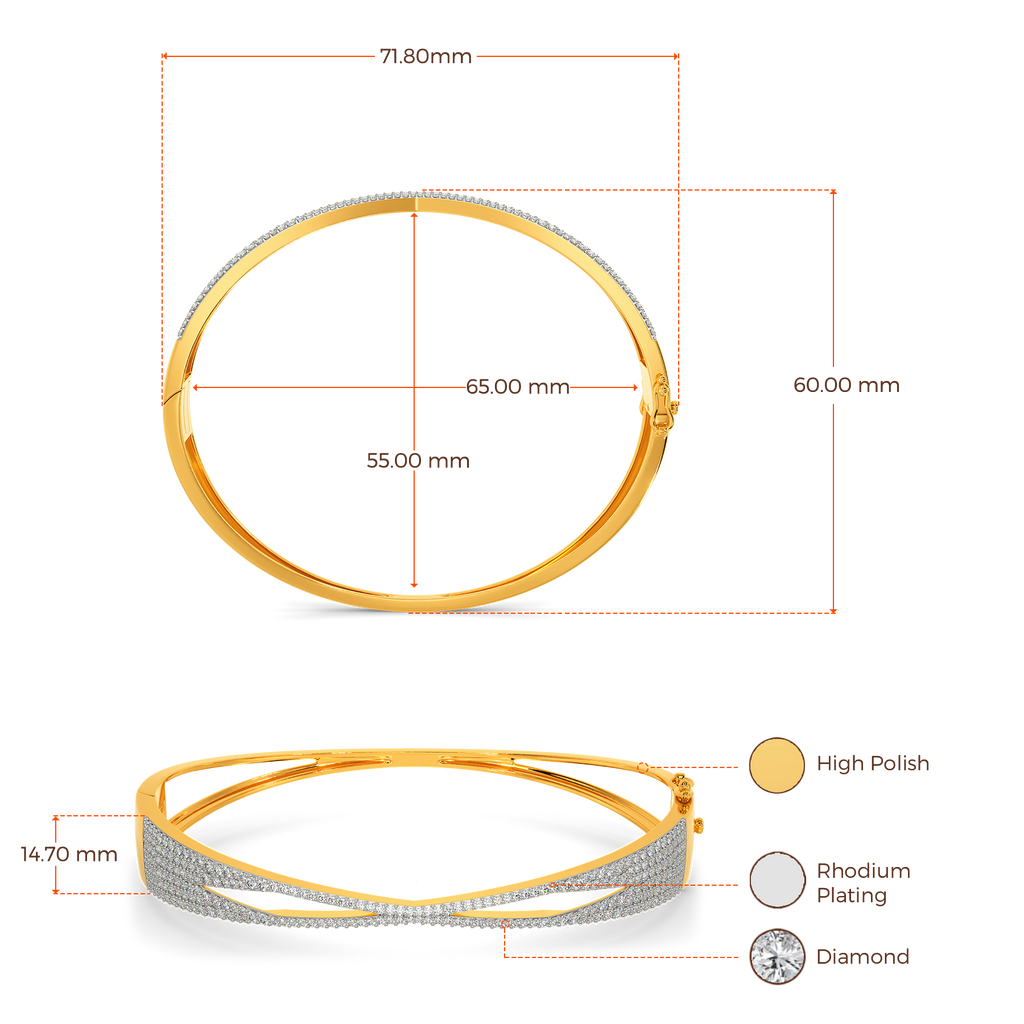 Having a Moment Diamond Bangles