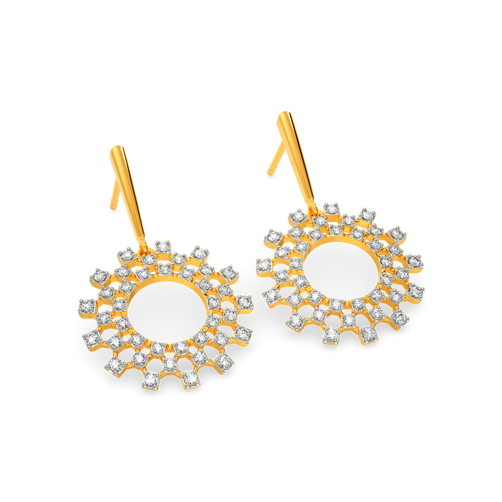 Bling of Resurgence Diamond Earrings