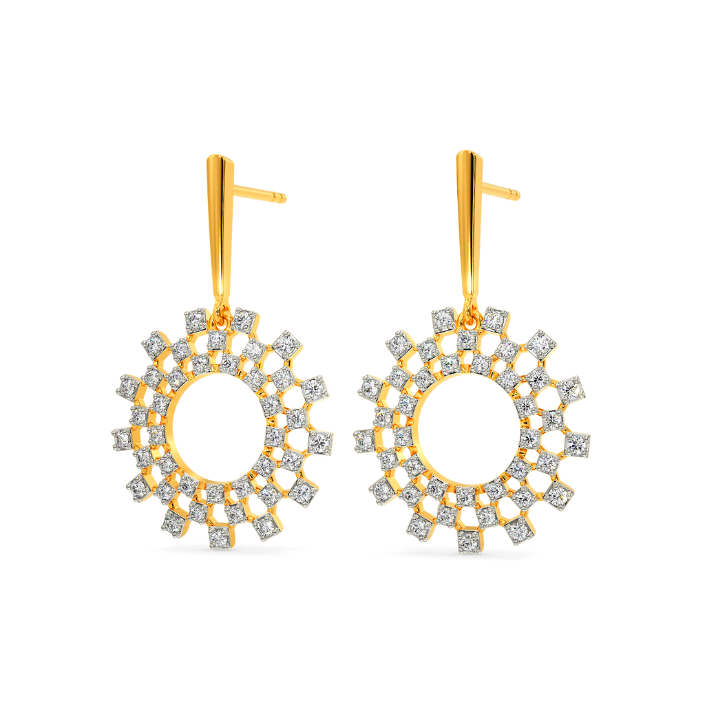Bling of Resurgence Diamond Earrings