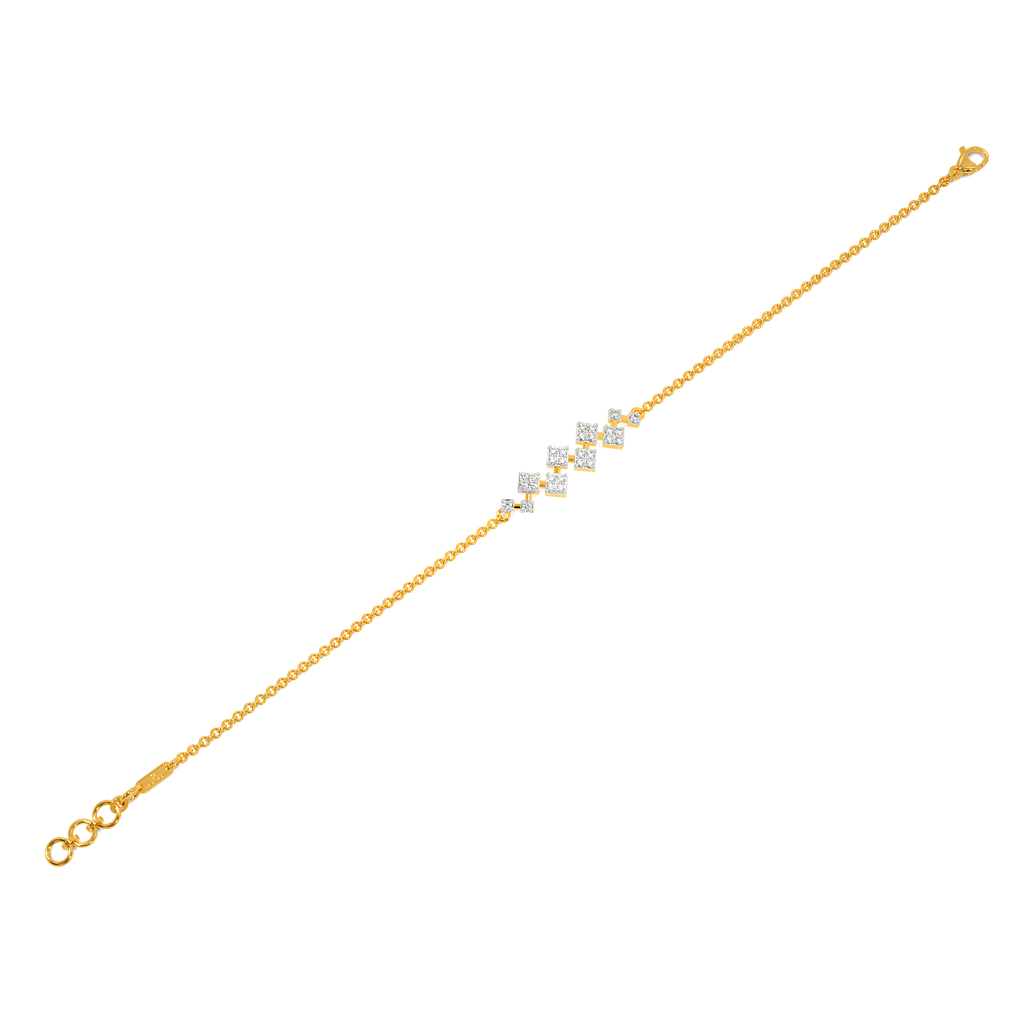 Tartan Embrace Diamond Bracelets