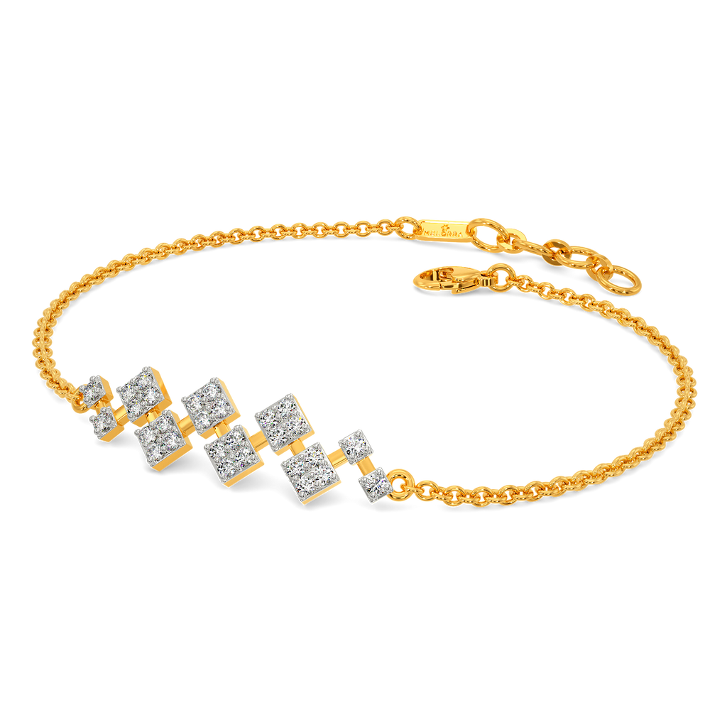 Tartan Embrace Diamond Bracelets
