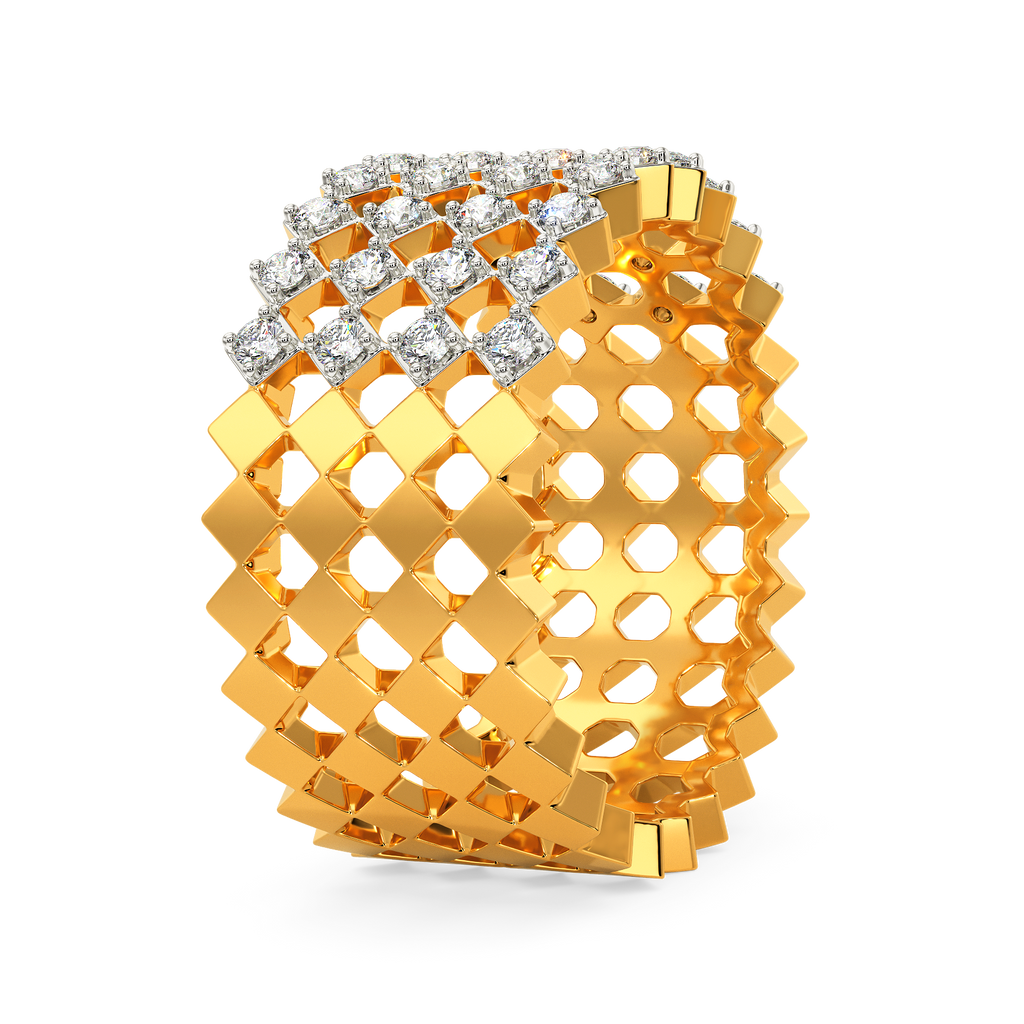 Tartan Obsessed Diamond Rings