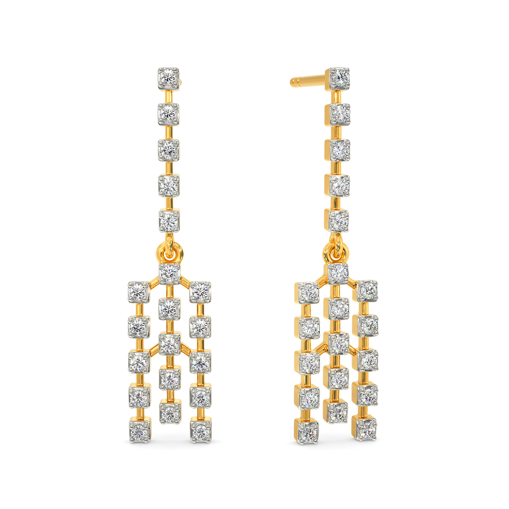 Legacy Checks Diamond Earrings