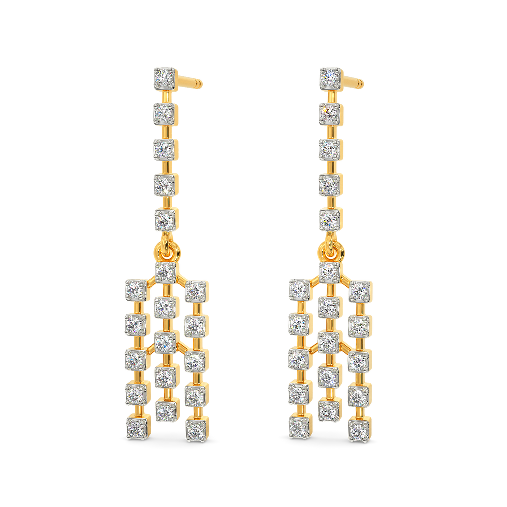 Legacy Checks Diamond Earrings