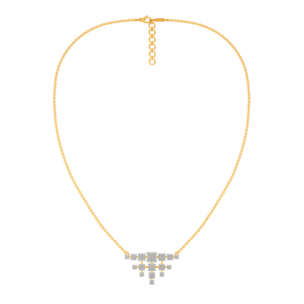 Tartan Sparkle Diamond Necklaces
