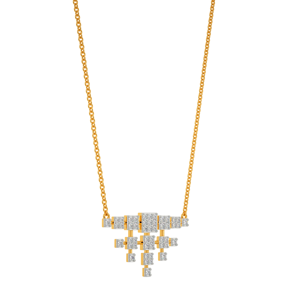 Tartan Sparkle Diamond Necklaces