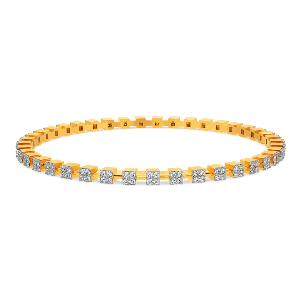 Tartan Sparkle Diamond Bangles