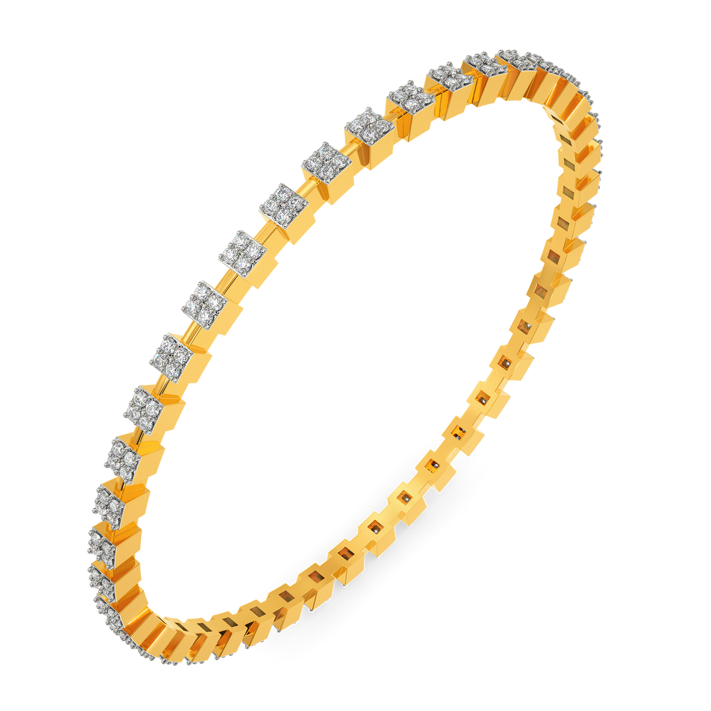 Tartan Sparkle Diamond Bangles