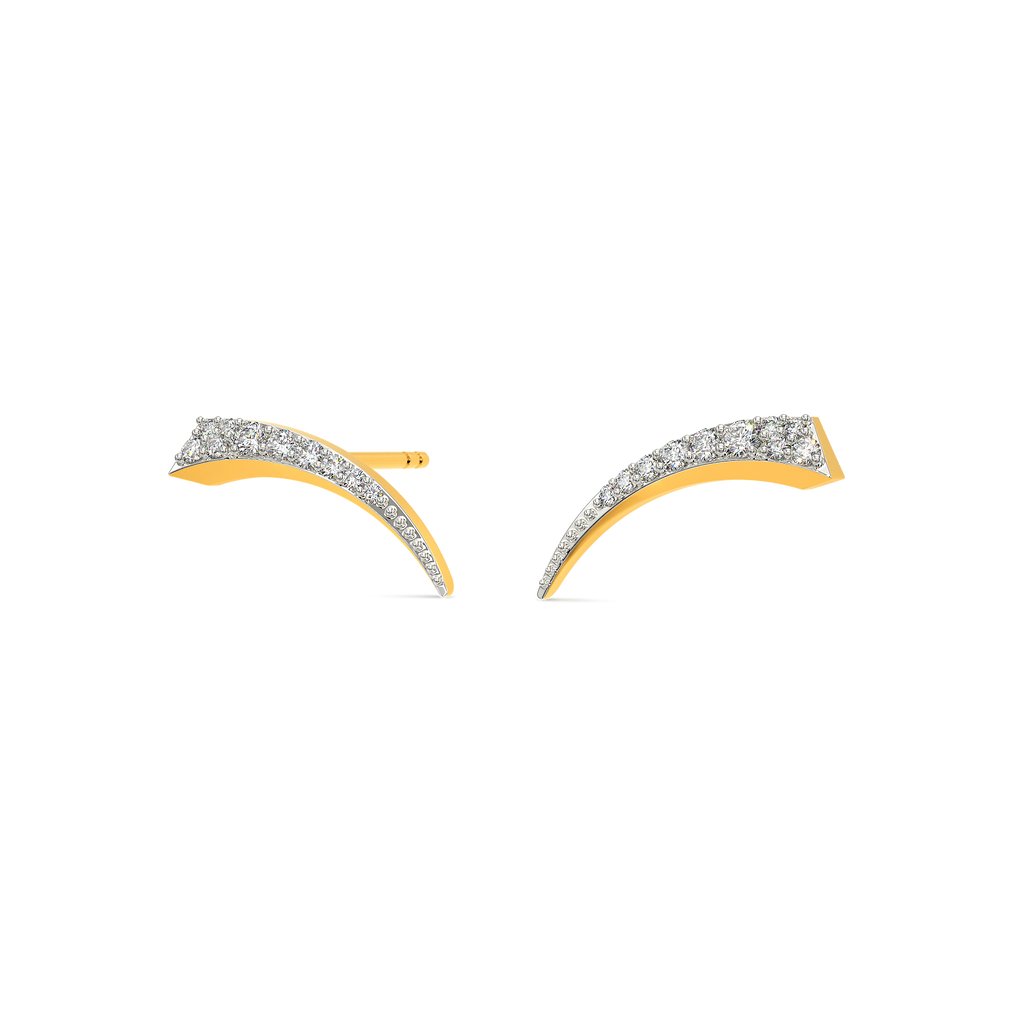Epic Arched Diamond Earrings