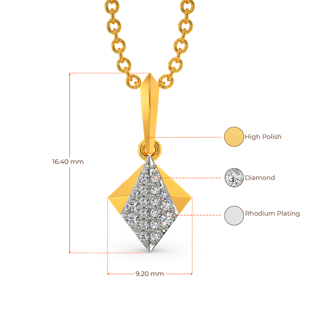 For The Love of Power Diamond Pendants