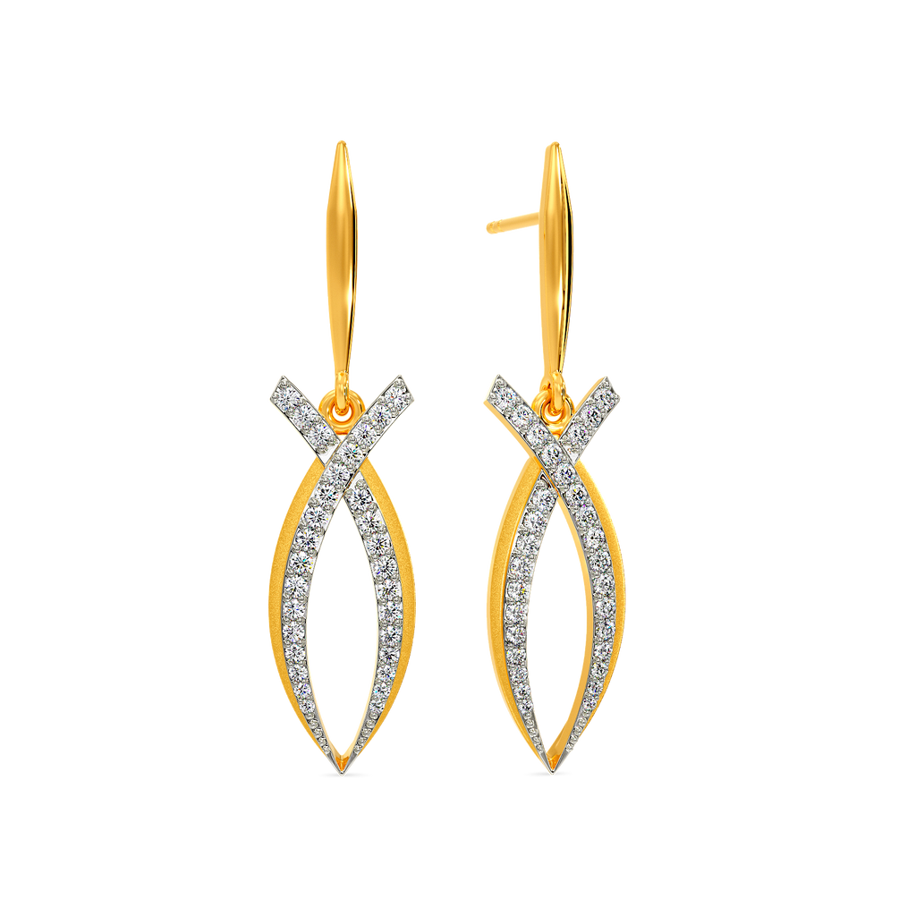 Edge Perfect Diamond Earrings