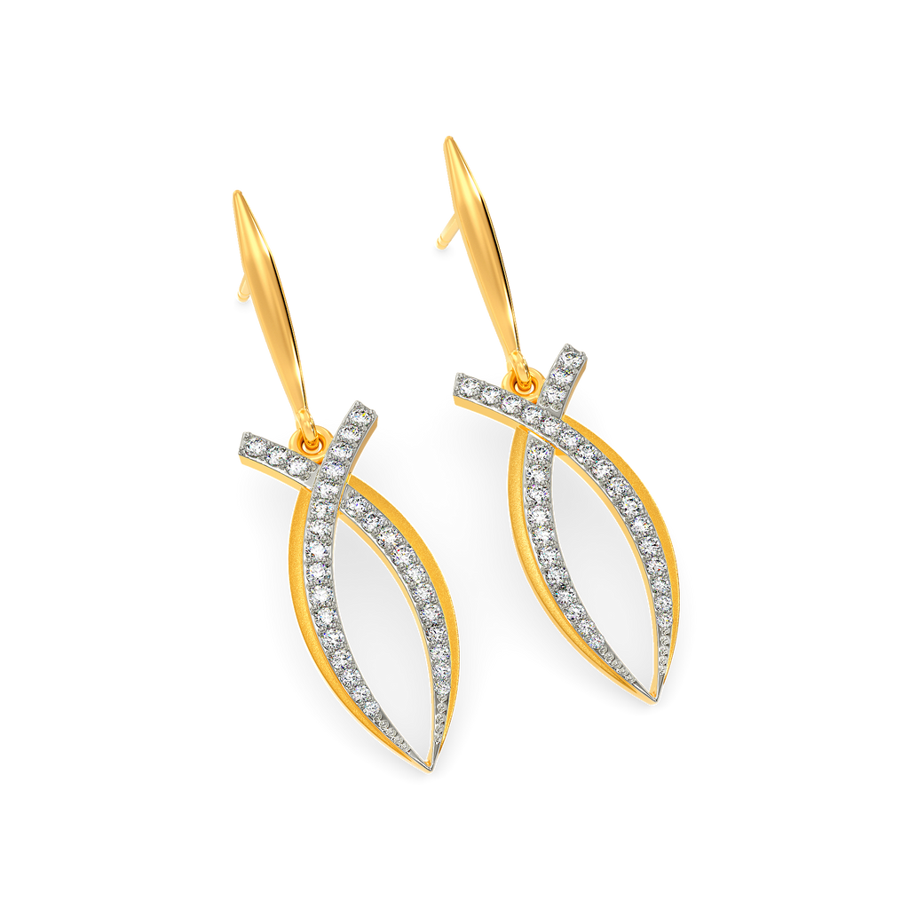 Edge Perfect Diamond Earrings
