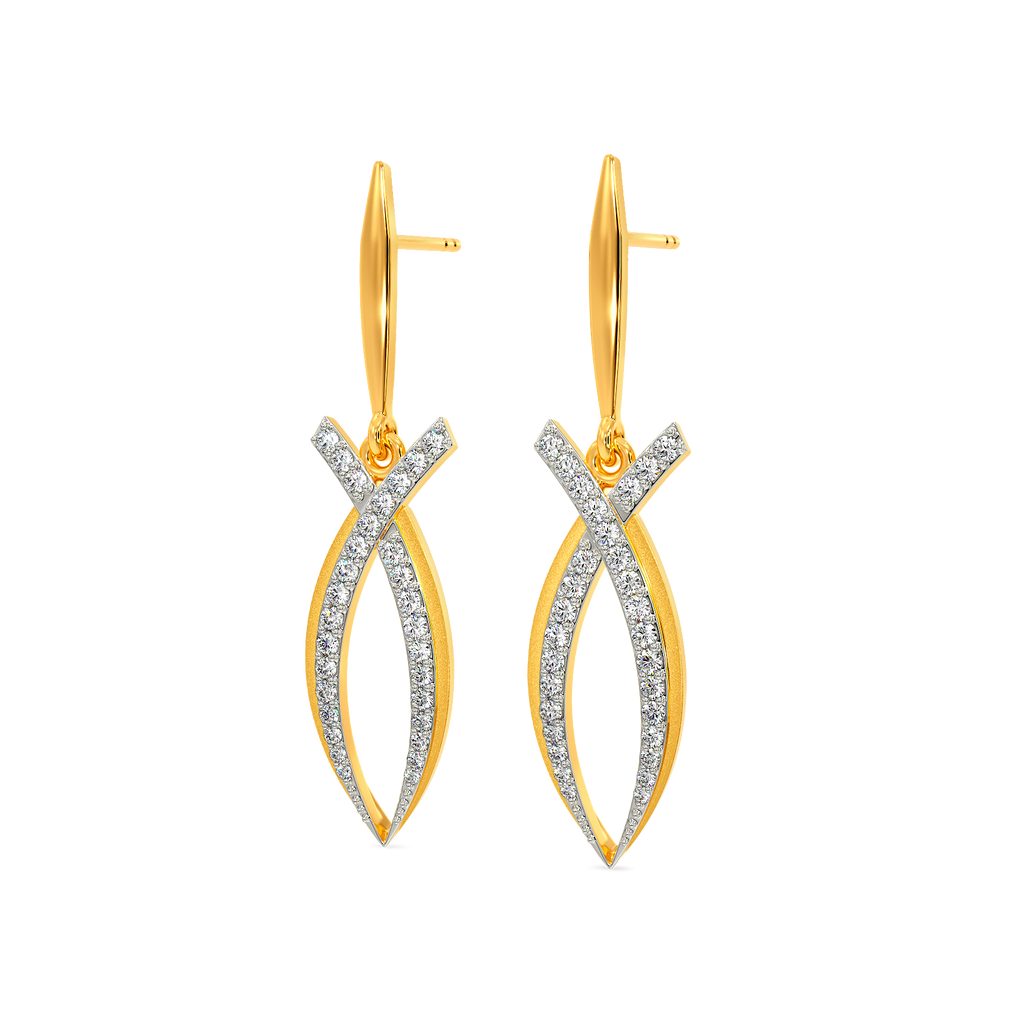 Edge Perfect Diamond Earrings