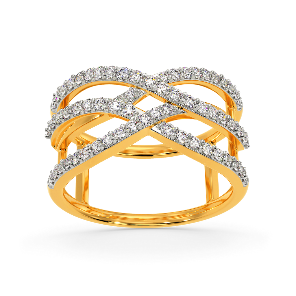 Shades of Beige Diamond Rings