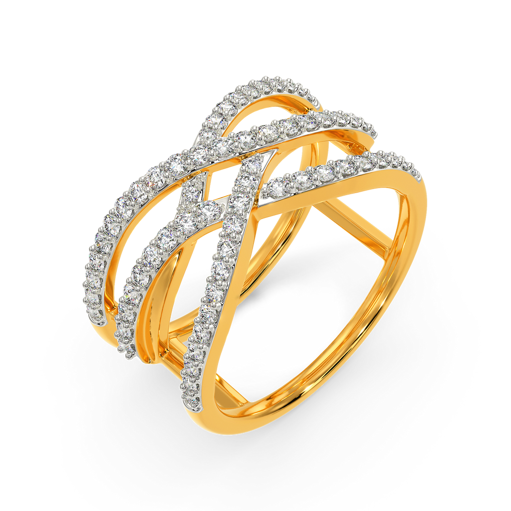 Shades of Beige Diamond Rings