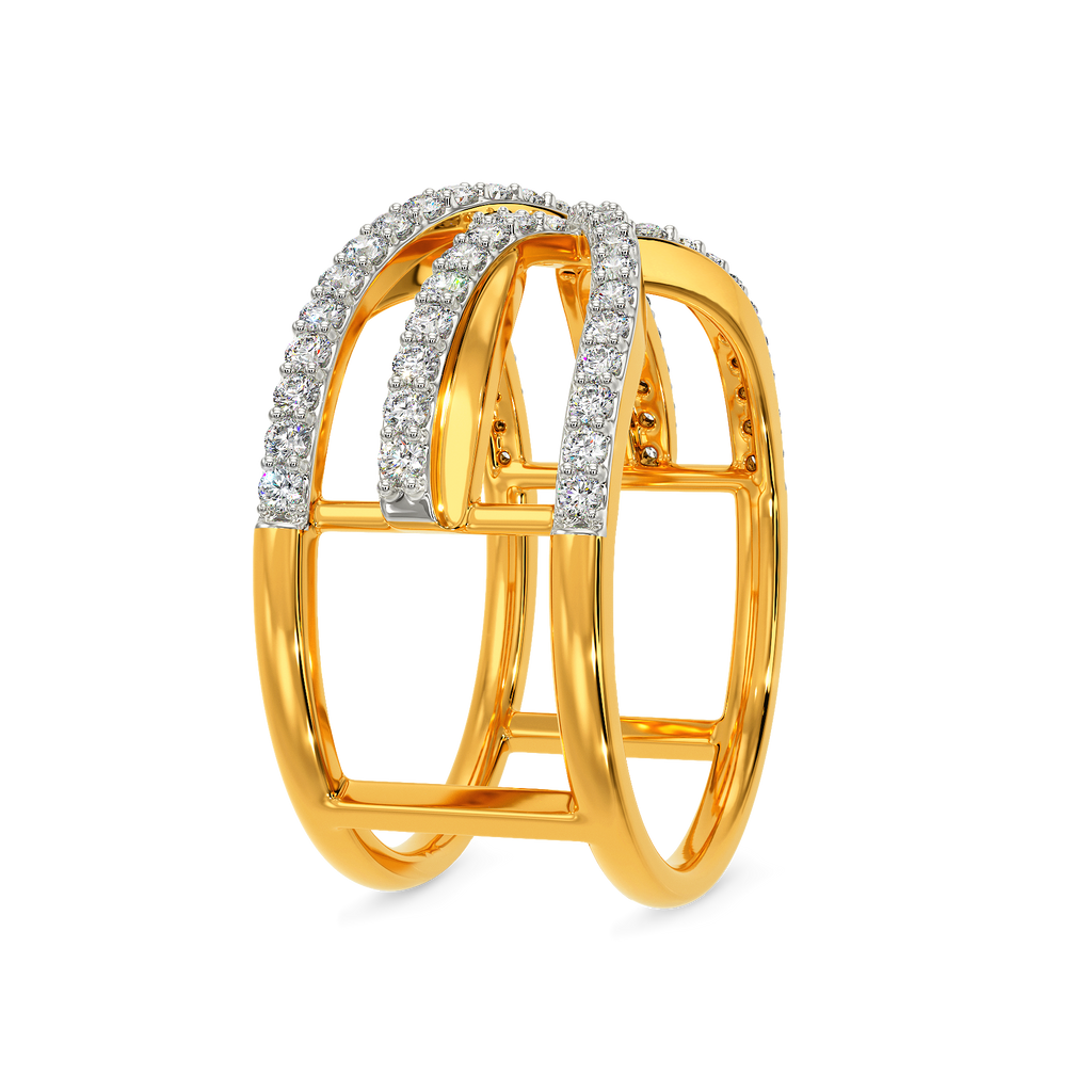 Shades of Beige Diamond Rings