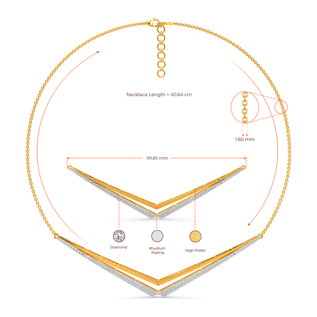 Urbane Power Diamond Necklaces