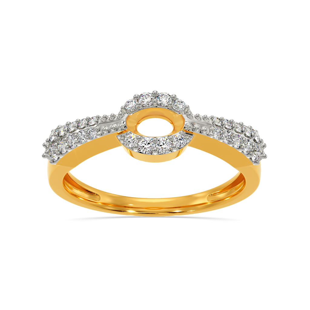 Tie Fusion Diamond Rings