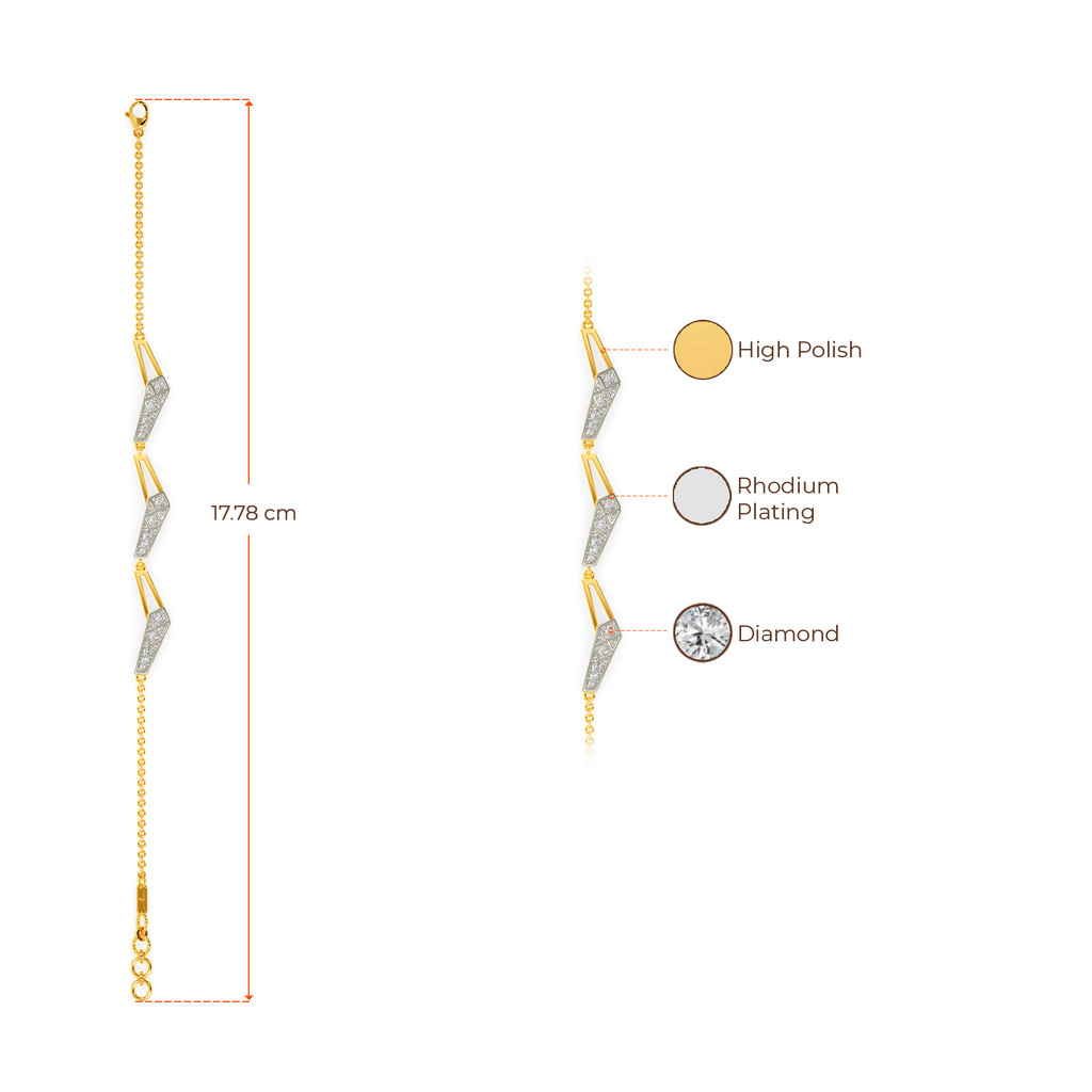 Tie Melange Diamond Bracelets