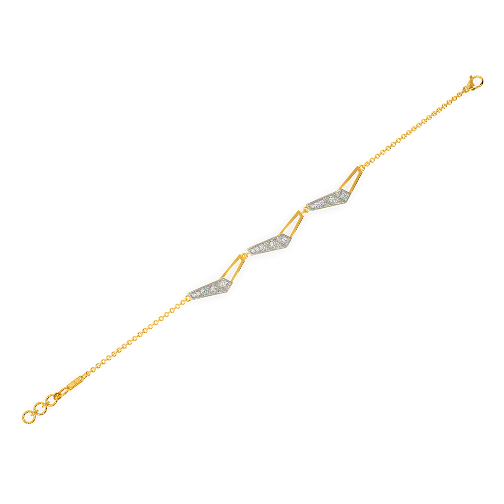 Tie Melange Diamond Bracelets