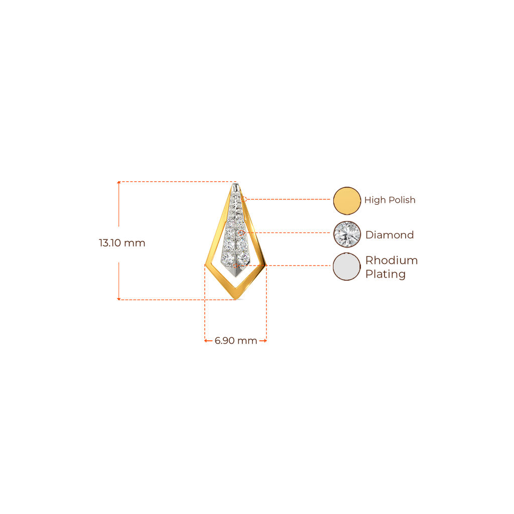 Knots of Note Diamond Earrings