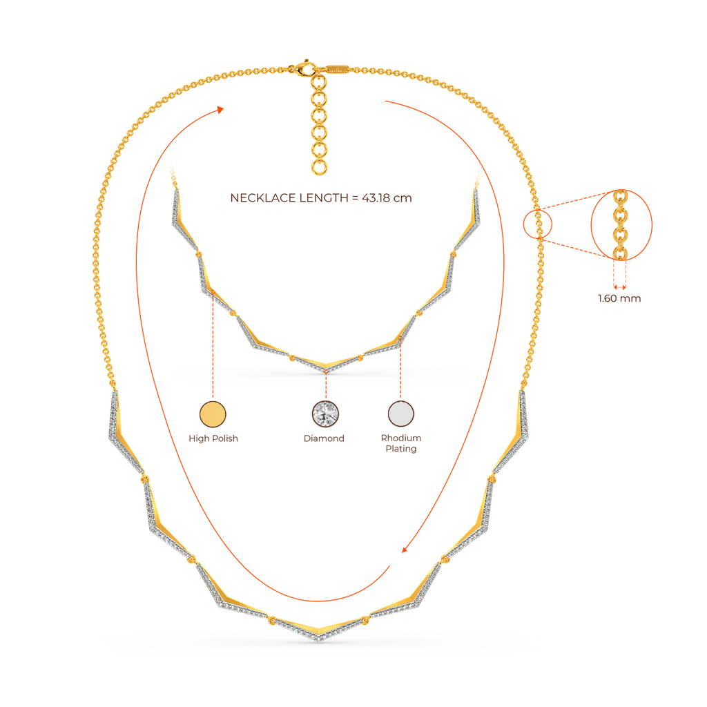 Tie Jive Diamond Necklaces