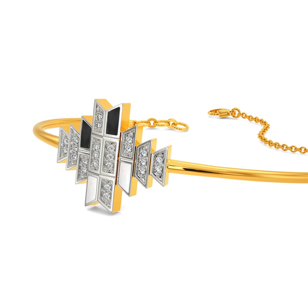 B n W Mood Diamond Bangles