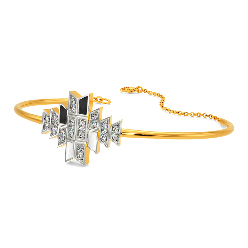 B n W Mood Diamond Bangles