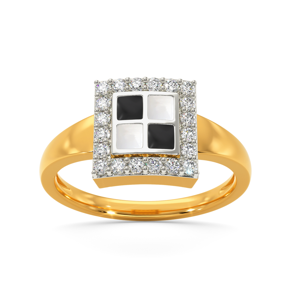 Monochrome Magic Diamond Rings