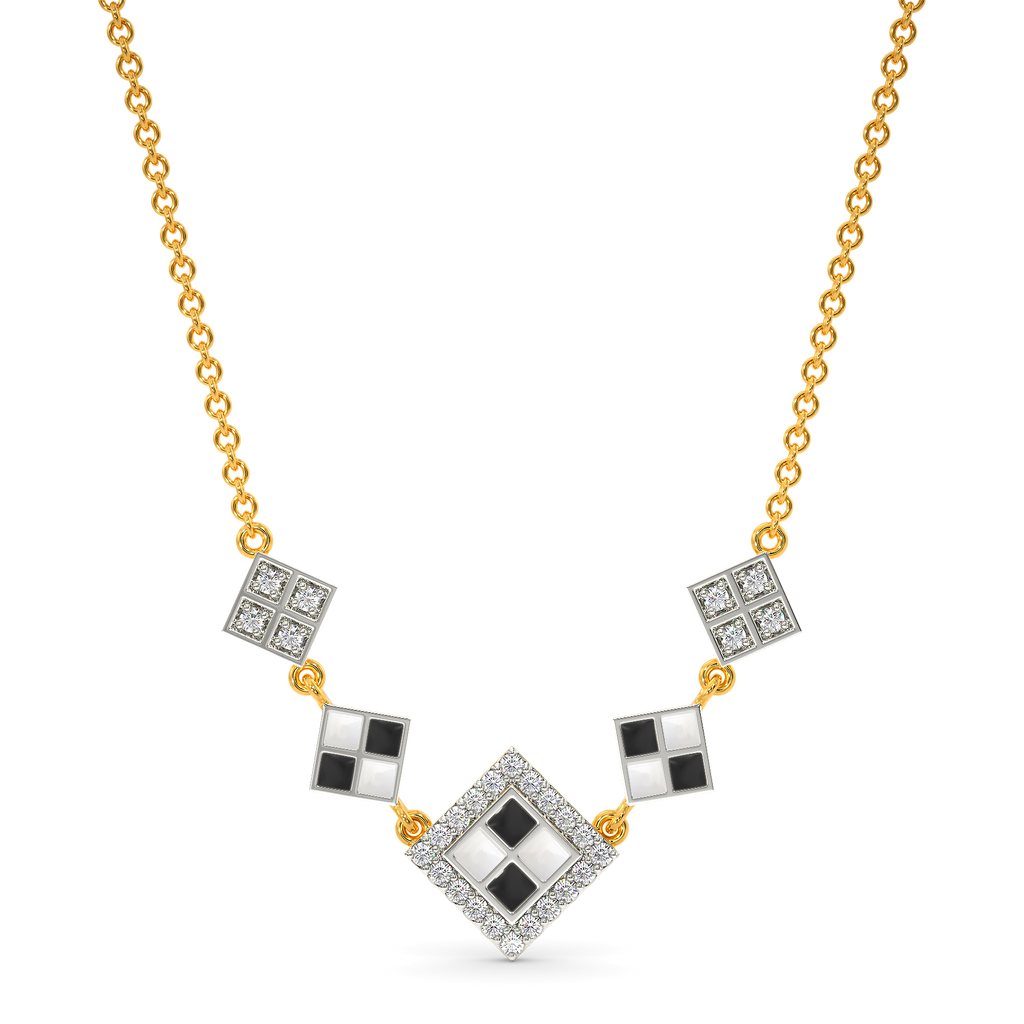Monochrome Magic Diamond Necklaces