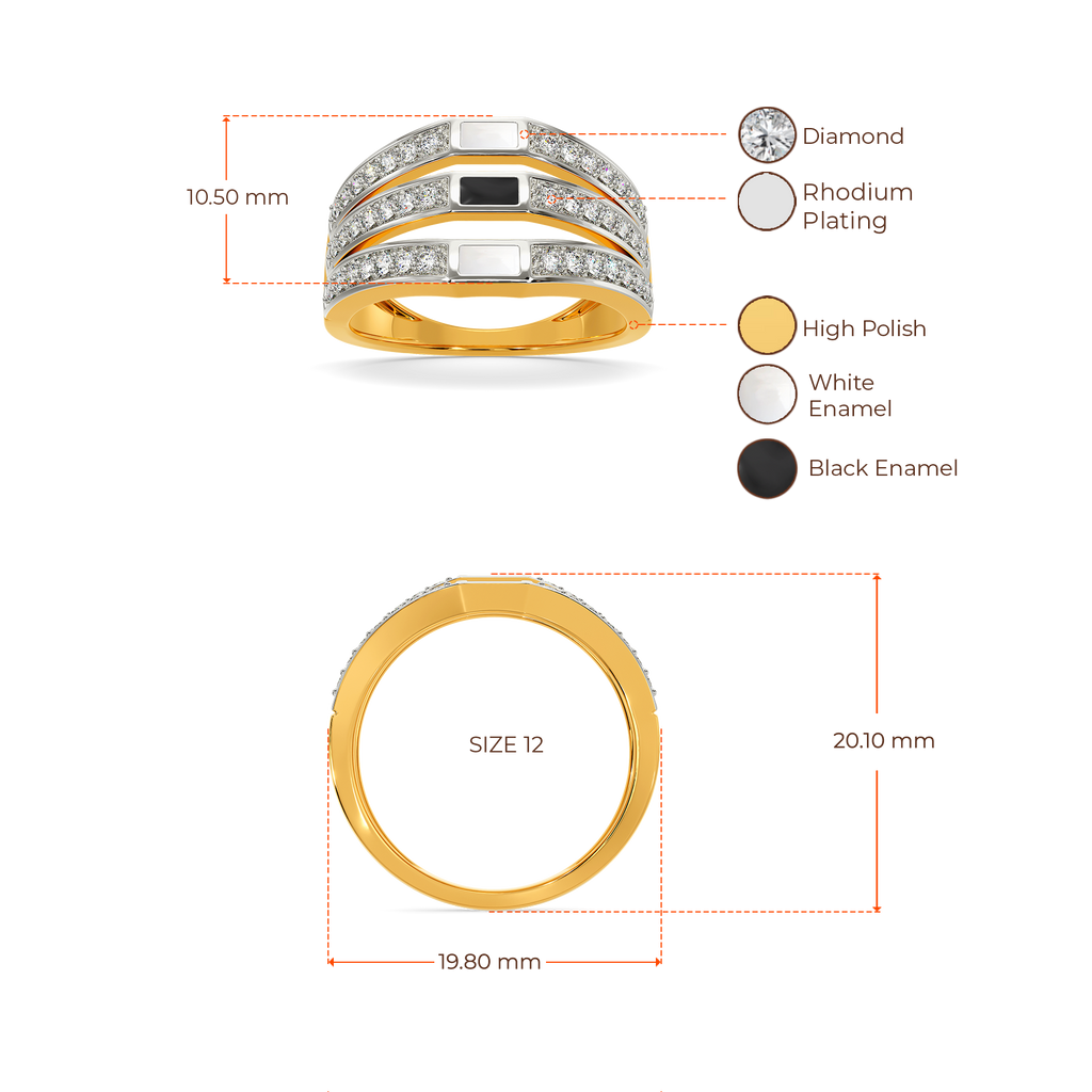 My Happy Colour Diamond Rings