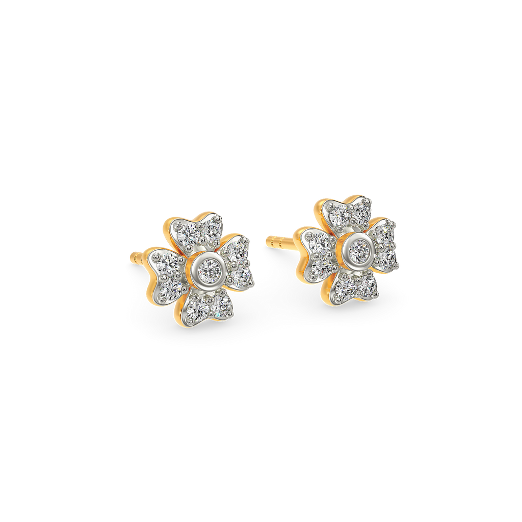 Ethereal Flora Diamond Earrings