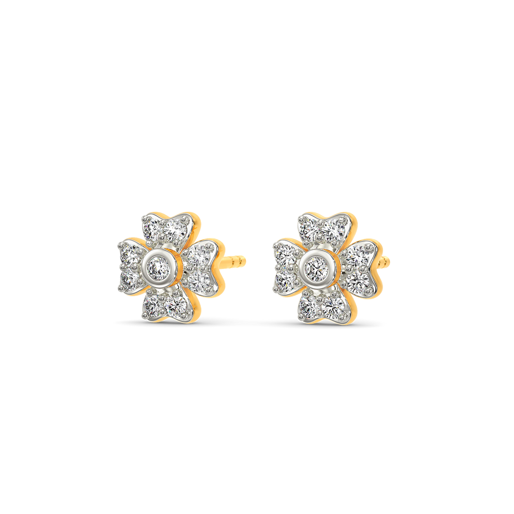Ethereal Flora Diamond Earrings