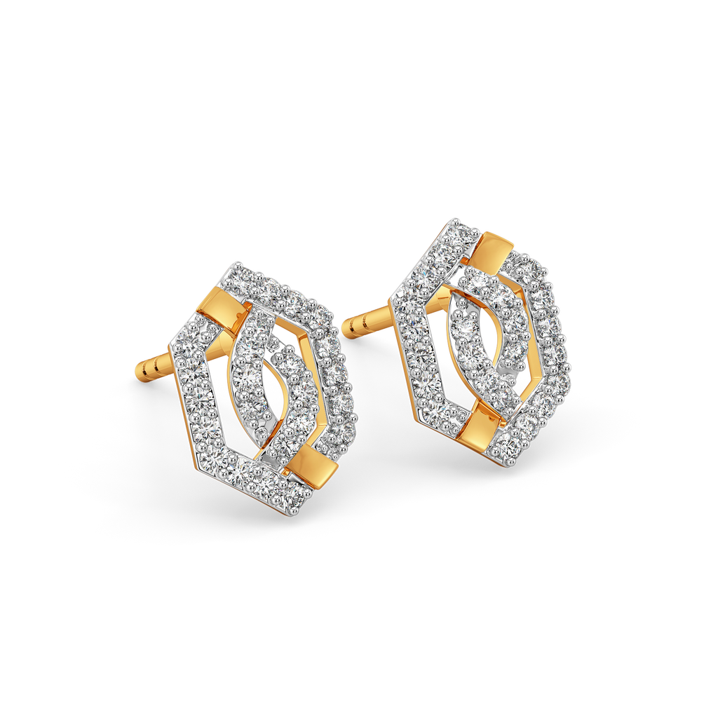 Looped Grace Diamond Earrings