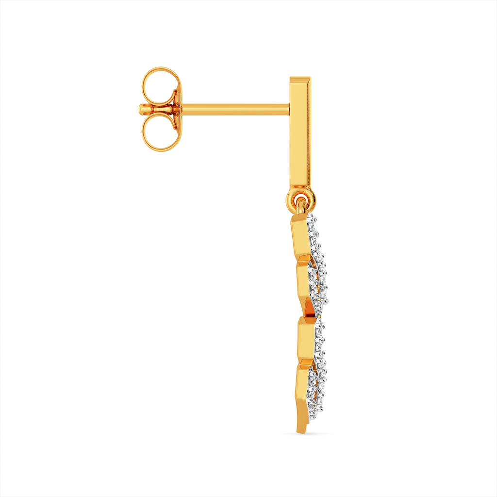Woven Warmth Diamond Earrings