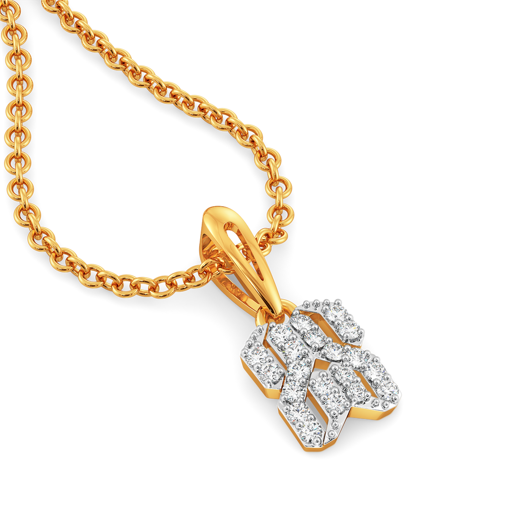 Woven Warmth Diamond Pendants