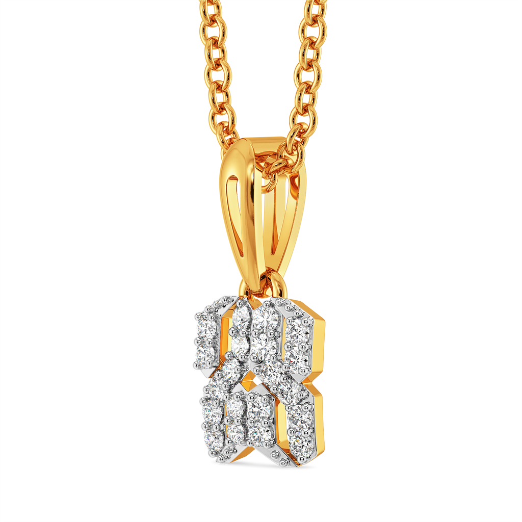Woven Warmth Diamond Pendants