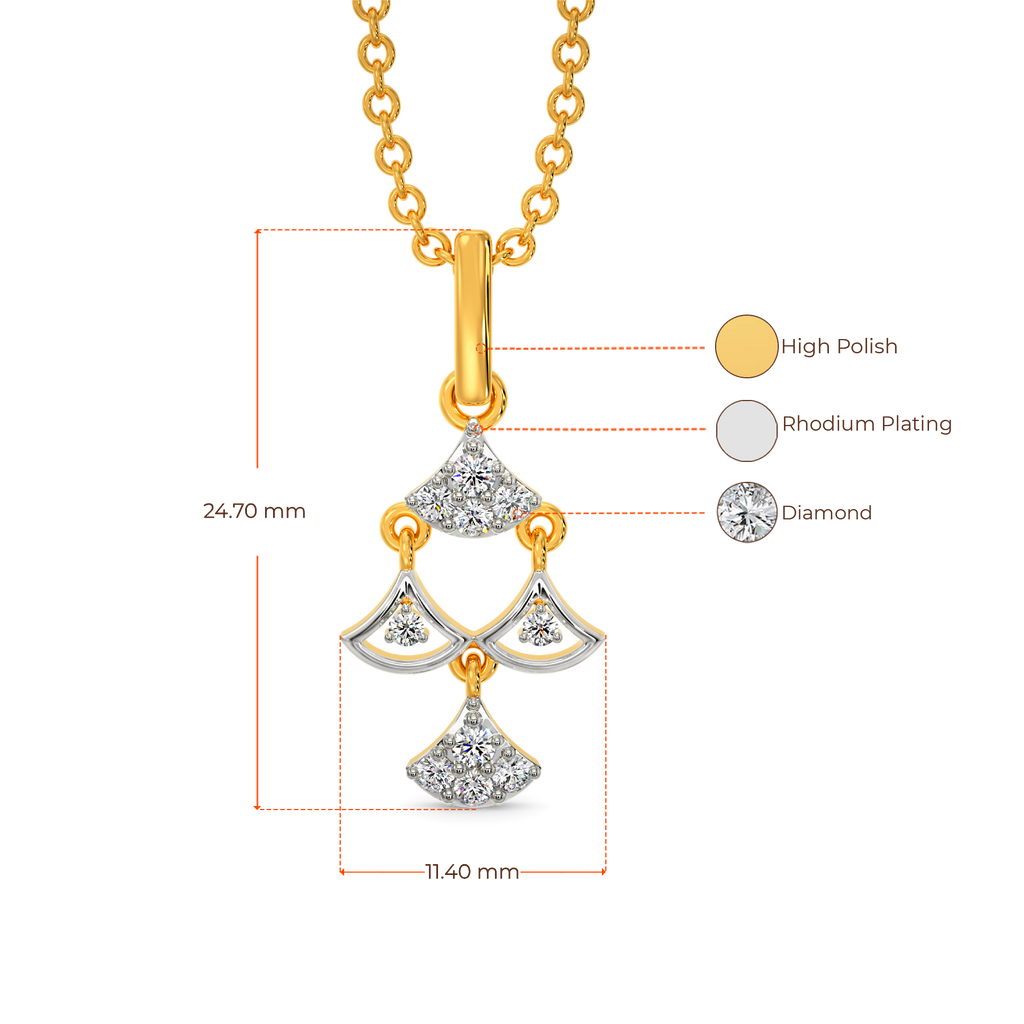 Boho Year Diamond Pendants