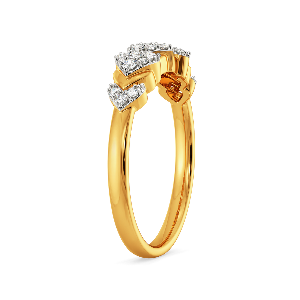 Shimmer Hearts Diamond Rings