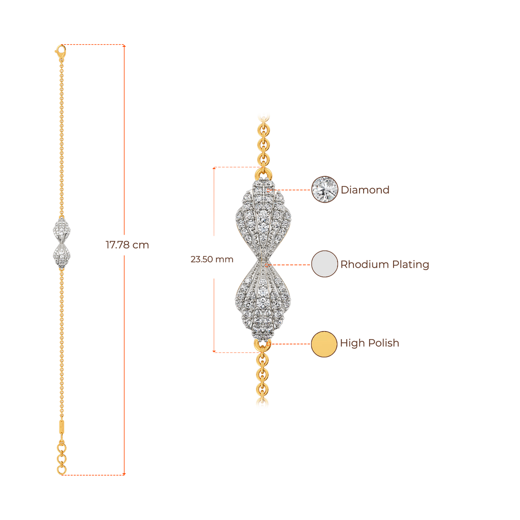 Drapin Party Diamond Bracelets