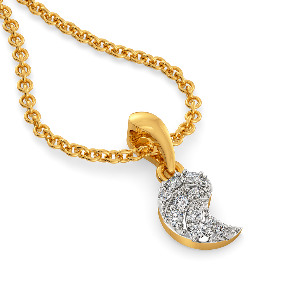 Beauty of Drapes Diamond Pendants