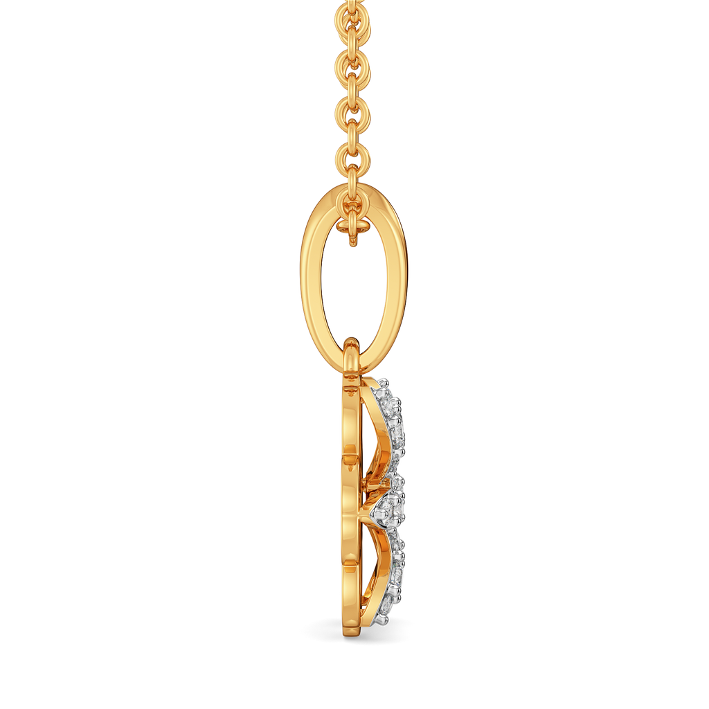 Petal Essence Diamond Pendants