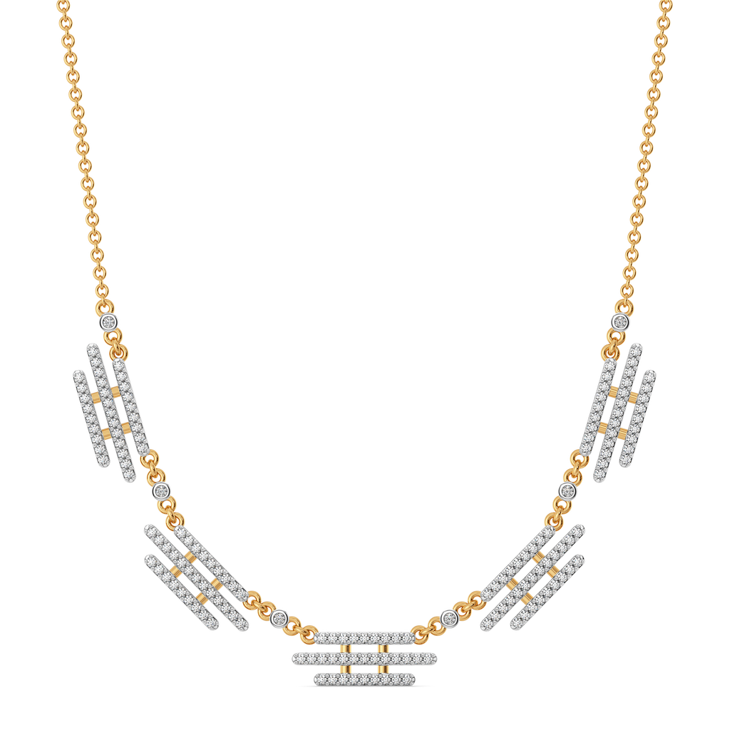 Dramatic Fringe Diamond Necklaces