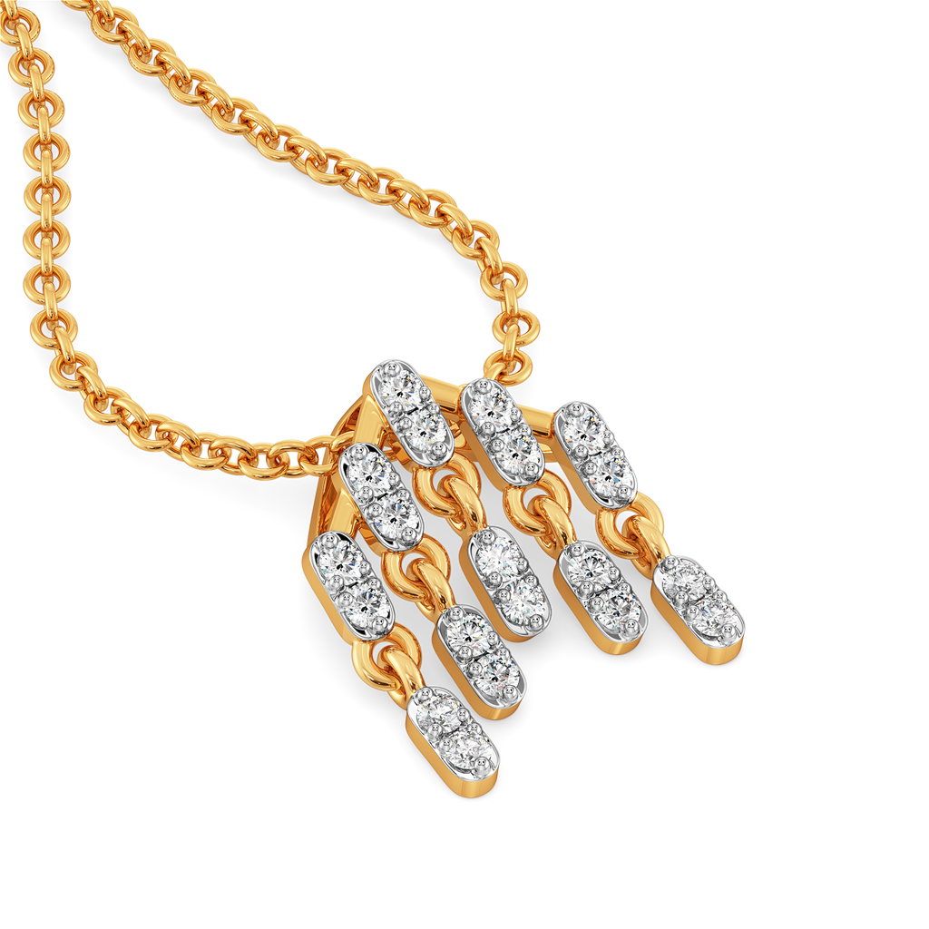 Drama in Layers Diamond Pendants