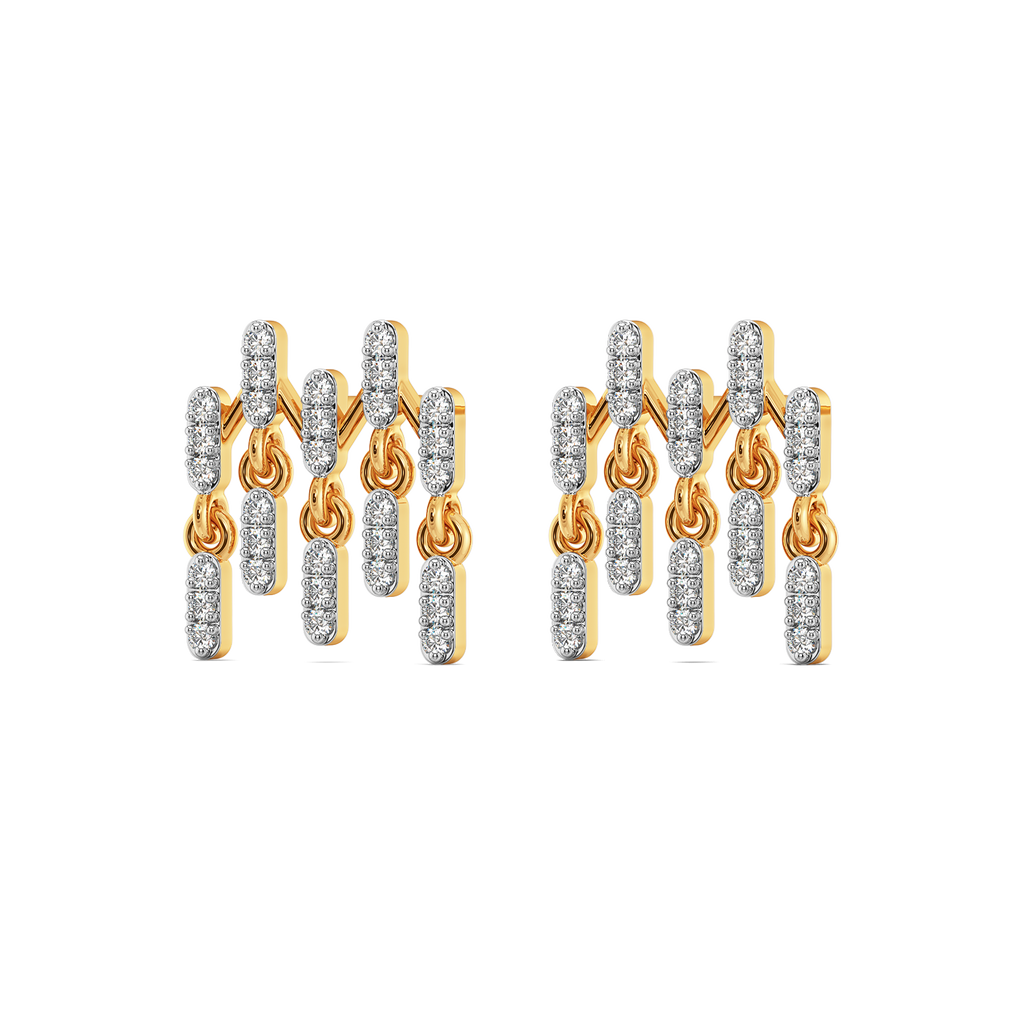 Drama in Layers Diamond Earrings